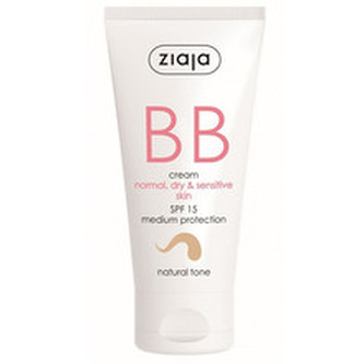Ziaja BB krém pro normální, suchou, citlivou pleť tón přirozený SPF15 50 ml woman