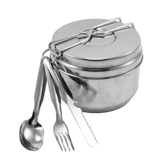 Ešus s hrnkem a příborem (sada 7 dílů)