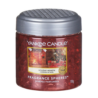 Vonné perličky v dóze Yankee Candle, Sváteční krb, 170 g