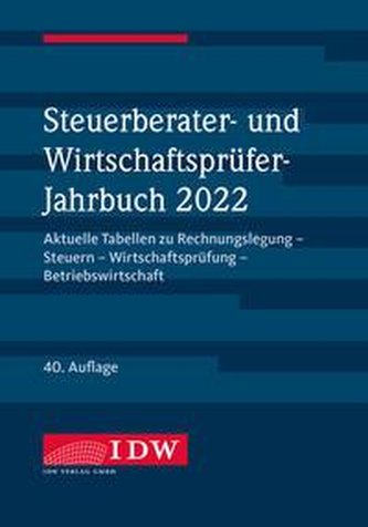 Steuerberater- und Wirtschaftsprüfer-Jahrbuch 2022
