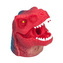 Ořezávátko Dino World, Hlava dinosaura s krátkou tlamou, červeno-modrá