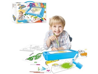 Foukací barvy - tabulka 40,5 x 6 x 27,3 cm