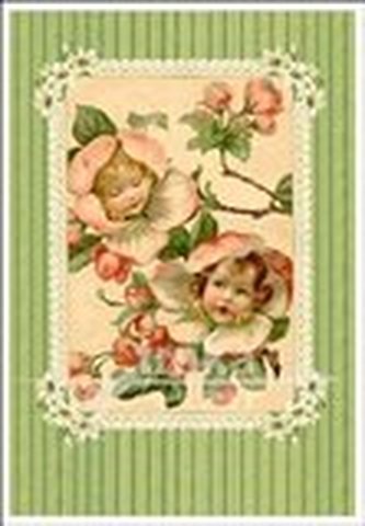 Pohlednice - Poupátka a děti v květech