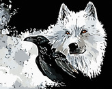 Malování podle čísel - PES A HAVRAN - 80x100 cm, vypnuté plátno na rám