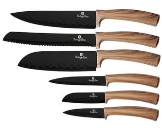 Sada nožů nerez 6 ks Forest Line Ebony Maple  BERLINGERHAUS BH-2286