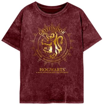 Dámské tričko Harry Potter: Nebelvírské souhvězdí (2XL) vínová bavlna