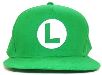 Čepice - kšiltovka snapback Nintendo|Super Mario: Luigi Badge (nastavitelná)