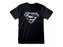Pánské tričko DC Comics|Superman: Distressed Mono Logo (XL) černé bavlna