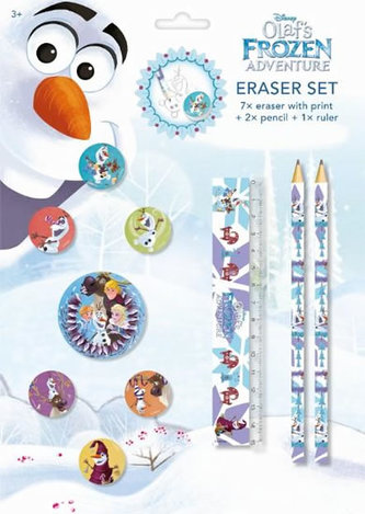 Ledové království - Olaf - Set s gumami