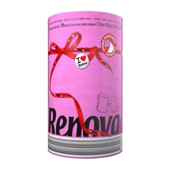 Renova kuchyňské utěrky 120 útržků - růžová