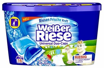 Weisser Riese DUO Caps prací kapsle Universal 16ks