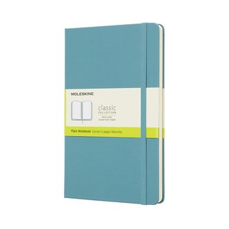 Moleskine Zápisník modrozelený L, čistý, tvrdý
