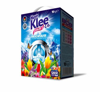 Klee Color prací prášek 10 kg - kartonové balení