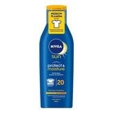 Nivea Sun 20+Protect and Moisture mléko 200ml