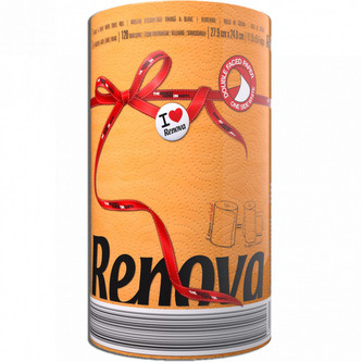 Renova kuchyňské utěrky 120 útržků - oranžová