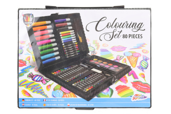 Malířská sada  pro malé malíře 80 ks