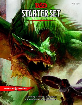 Dungeons & Dragons Starter Set (Six Dice, Five Ready-To-Play D&d Characters with Character Sheets, a Rulebook, and One Adventure Dungeons & Dragons Starter Set (Six Dice, Five Ready-To-Play D&d Characters with Character Sheets, a Rulebook, and One Adventure