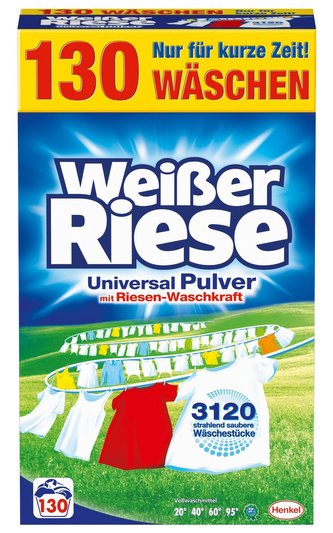 Weisser Riese prací prášek 7,15kg Universal 130W