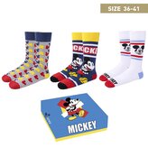 Ponožky Disney: Mickey Mouse balení 3 párů (EU 36-41)