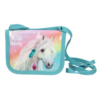Peněženka Miss Melody, Třpytivá duha, Miss Melody, suchý zip