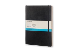 Moleskine: Zápisník měkký tečkovaný černý XL
