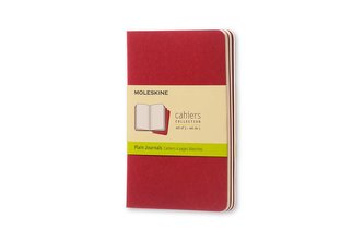 Moleskine: Sešity 3 ks čisté červené S