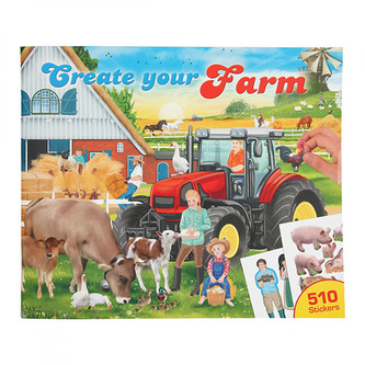Kreativní sešit Create Your, Farma, 510 samolepek, 11585_A