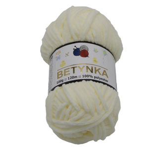 Příze BETYNKA - smetanová - 100g / 120 m