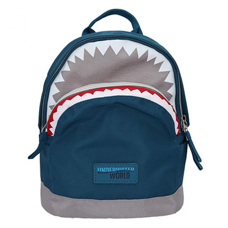 Batůžek Underwater World, Modrý, ve tvaru žraločí hlavy, 0410460_A