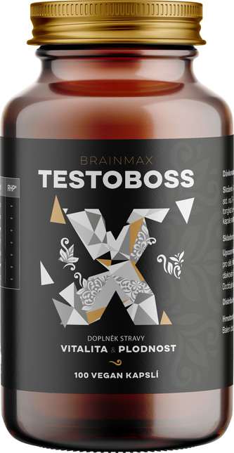 BrainMax - Testoboss  100 vegan kapslí