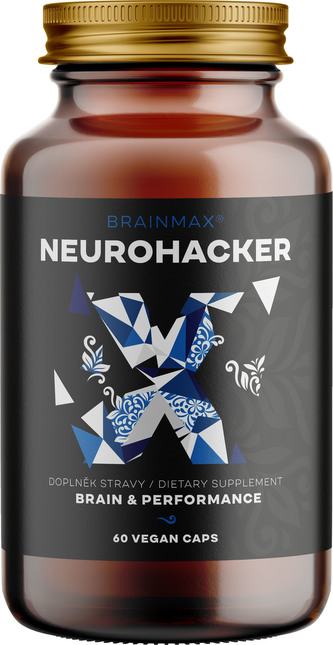BrainMax - NeuroHacker Dopamine Upgrade! 60 rostl.kapslí