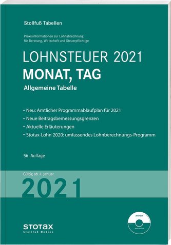Tabelle, Lohnsteuer 2022 Monat, Tag