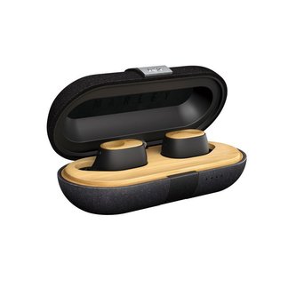 MARLEY Liberate Air - Signature Black, bezdrátové špunty do uší s nabíjecím pouzdrem