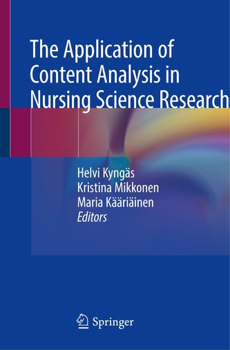 The Application of Content Analysis in Nursing Science Research