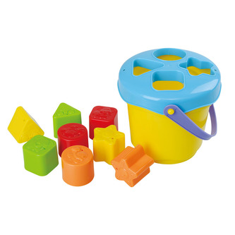 Vkládačka kbelík plast 15x13cm 12m+