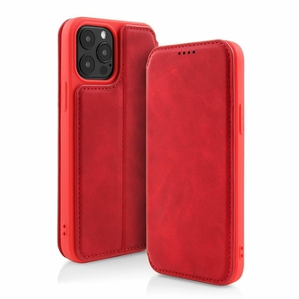 Pouzdro Vintage Book Xiaomi Redmi Note 9 Pro, 9 Pro Max, 9S, barva červená