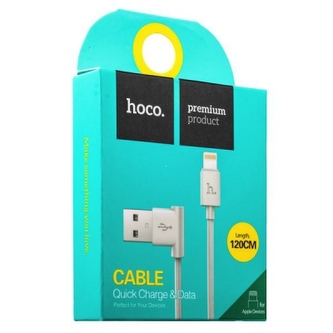 Datový kabel HOCO UPL11 90° iPhone Lightning barva bílá