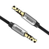 Kabel AUX Baseus M30, Jack 3,5mm, 1m, barva černá