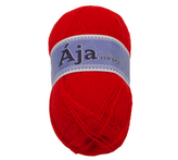 Příze ÁJA - červená - 50g / 217 m