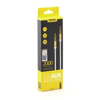 Kabel AUX Remax L200 Jack 3,5mm 2m barva červená