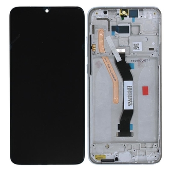 Dotyková deska Xiaomi Redmi NOTE 8 PRO + LCD s rámečkem černá (verze 2x SIM otvor)