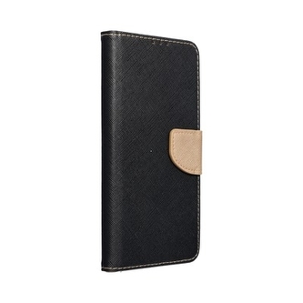 Pouzdro FANCY Diary iPhone 13 Pro barva černá/zlatá