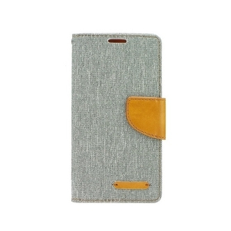 Pouzdro CANVAS Fancy Diary iPhone XS MAX (6,5) šedá