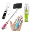 Selfie držák Mini Stick max. 60cm, 3,5mm jack MIX barev