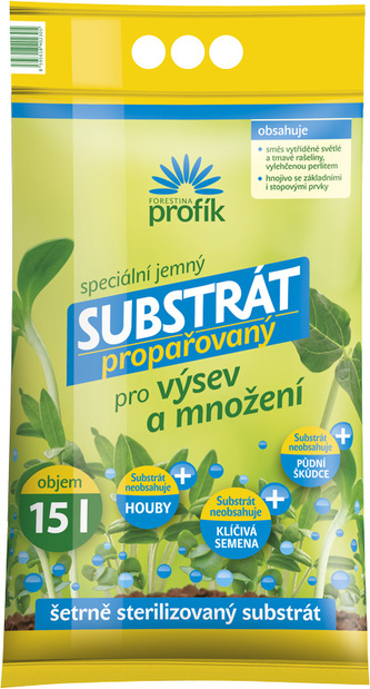 Substrát Forestina Profík propařovaný pro výsev a množení