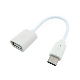 Adaptér USB OTG na USB C, barva bílá