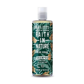 Faith in Nature Přírodní šampon pro muže Modrý cedr (Shampoo) 400 ml man
