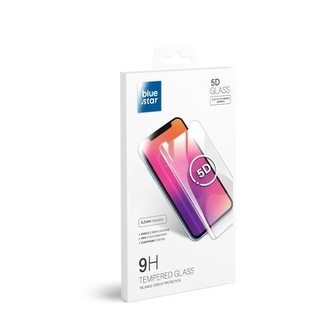 Tvrzené sklo 5D FULL GLUE Samsung G998 Galaxy S21 Ultra černá - velikost pro pouzdra
