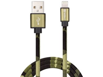 Sandberg USB do Lightning kabel, SYNC + CHARGE, 1m, AppleApproved, Camouflage