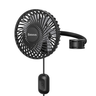 Ventilátor Baseus (CXQC-B03) na opěrku sedačky, barva černá